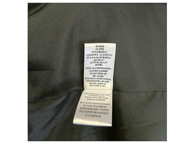 Blazer smoking Theory Leandria com acabamento em couro em viscose preta - vista 6