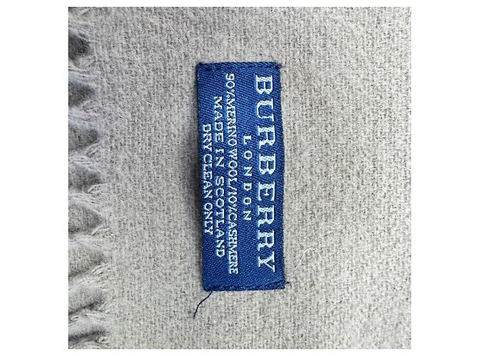 Sciarpa Burberry Icon Stripe Pattern in lana merino beige - vista 2