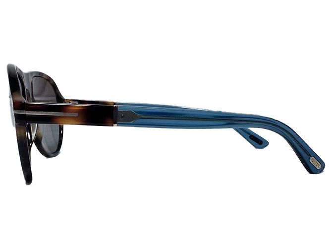 Gafas de sol Tom Ford Quincy 59MM Pilot en acetato marrón Castaño - vista 4