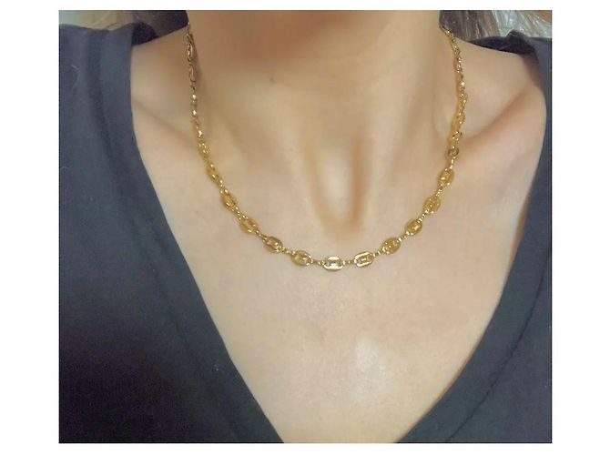Autre Marque Collana a Catena Horsebit Dorata D'oro - vista 4