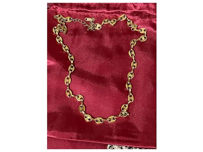 Autre Marque Collana a Catena Horsebit Dorata D'oro - vista 5