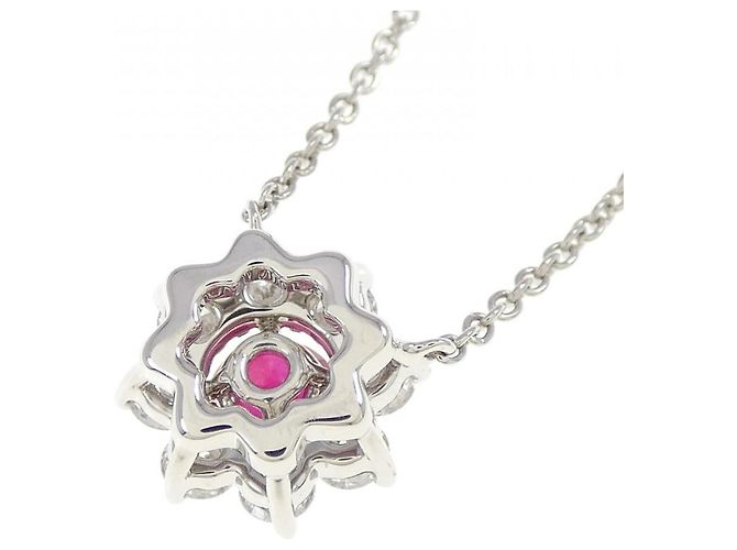 Collana Mini Sunflower in platino Harry Winston Argento - vista 4