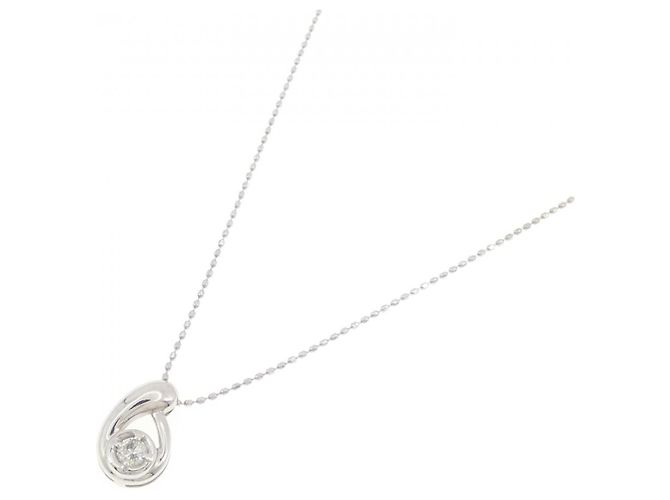 Autre Marque Collana in oro bianco Au750 e diamanti Argento - vista 2