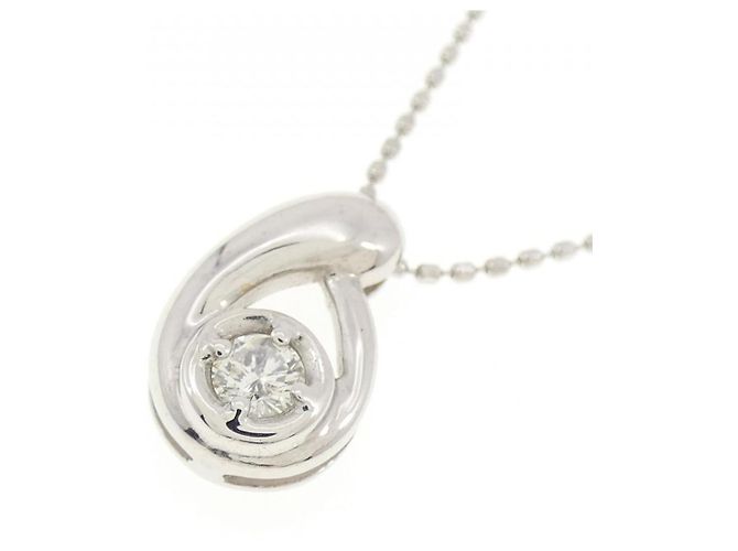 Autre Marque Collana in oro bianco Au750 e diamanti Argento - vista 3