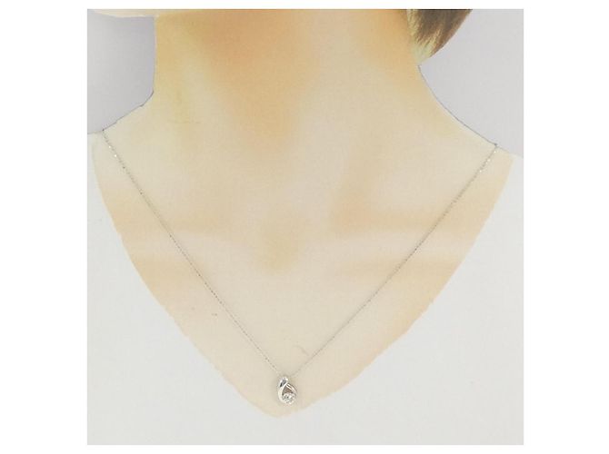 Autre Marque Collana in oro bianco Au750 e diamanti Argento - vista 6