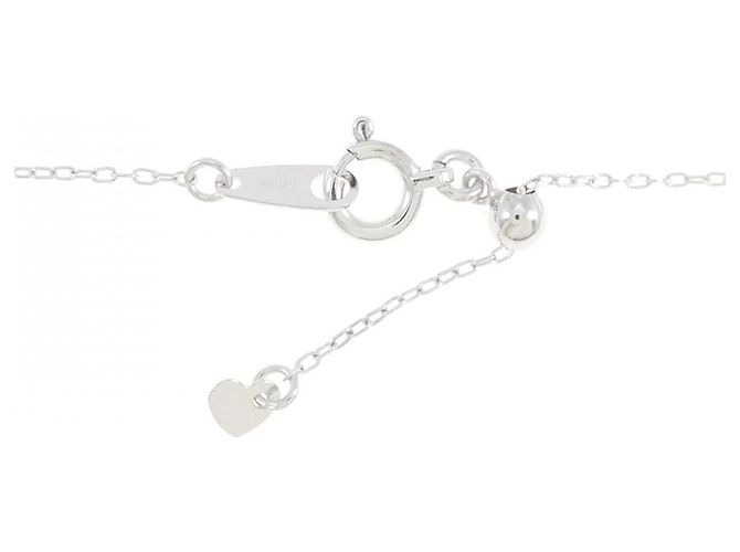 Autre Marque Collana con smeraldo e diamanti Au750 Argento - vista 5