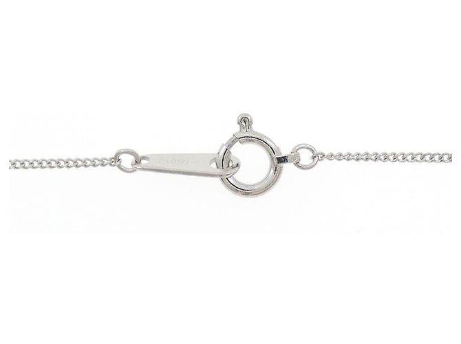 Autre Marque Collar de platino Plata - vista 5