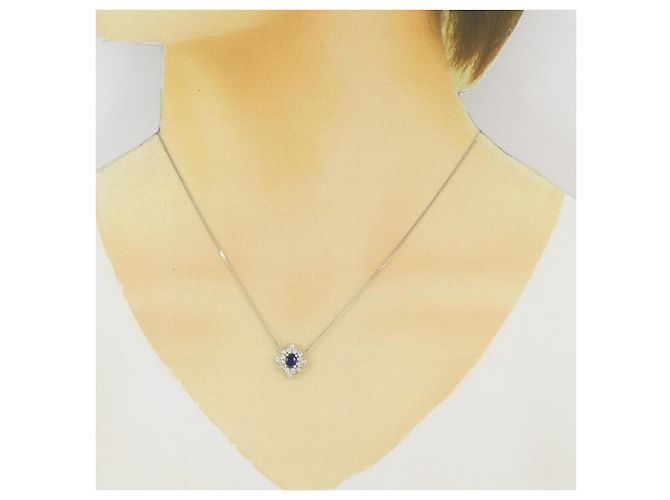 Autre Marque Collar de platino Plata - vista 6