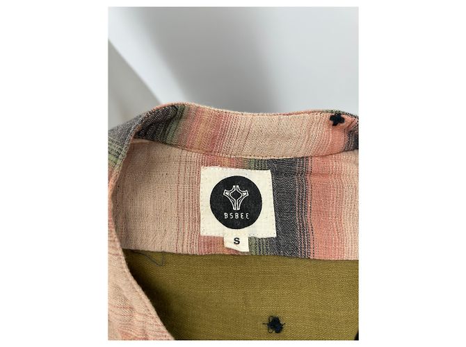 Autre Marque Camisa BSBEE de algodón marrón Talla S Castaño - vista 5