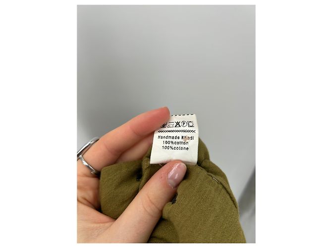 Autre Marque Camisa BSBEE de algodón marrón Talla S Castaño - vista 6