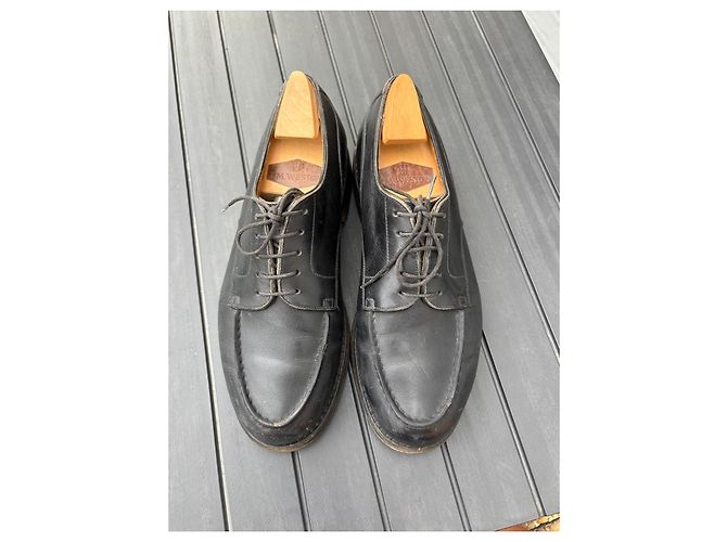 J.M. Weston Golf 641 Derby in pelle nera Nero - vista 2