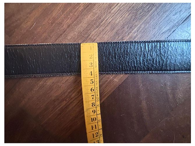 Cintura Gucci GG Supreme e Bambù Marrone Monogramma - vista 10