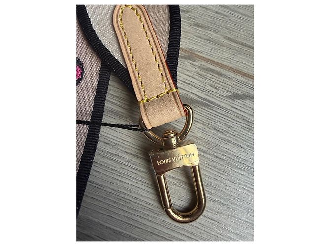 Tracolla Louis Vuitton Monogram Rose in Tela Rosa Beige Monogramma - vista 4