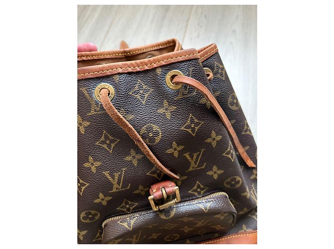 Louis Vuitton Montsouris GM Zaino Monogram Marrone - vista 12