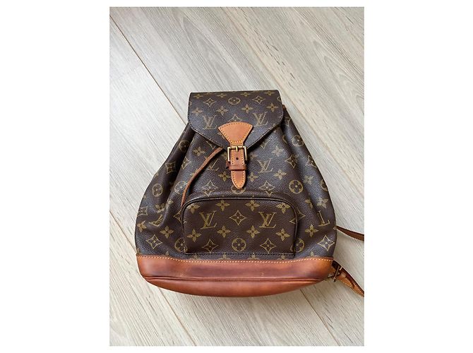 Louis Vuitton Montsouris GM Zaino Monogram Marrone - vista 2