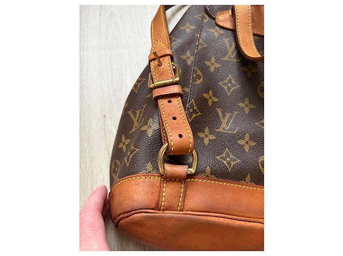 Louis Vuitton Montsouris GM Zaino Monogram Marrone - vista 7