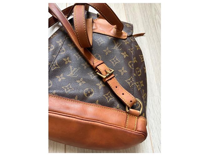 Louis Vuitton Montsouris GM Zaino Monogram Marrone - vista 9