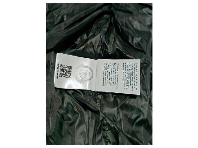 Moncler Olargues Chaqueta Acolchada con Capucha Negra Talla 3 XL - vista 11