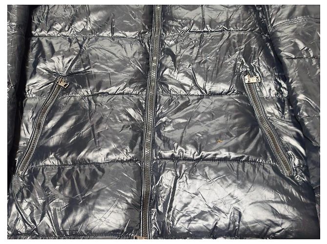 Moncler Olargues Chaqueta Acolchada con Capucha Negra Talla 3 XL - vista 3