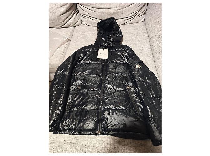 Moncler Olargues Chaqueta Acolchada con Capucha Negra Talla 3 XL - vista 4