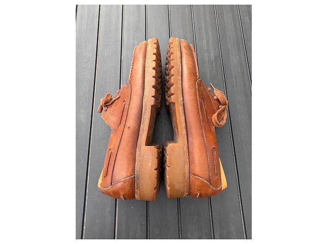 J.M. Weston 620-11 Scarpe da barca in pelle marrone - vista 6