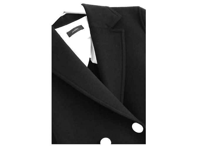 Joseph Wolle-Kaschmir Blazer Doppelrevers Schwarz - Ansicht 6