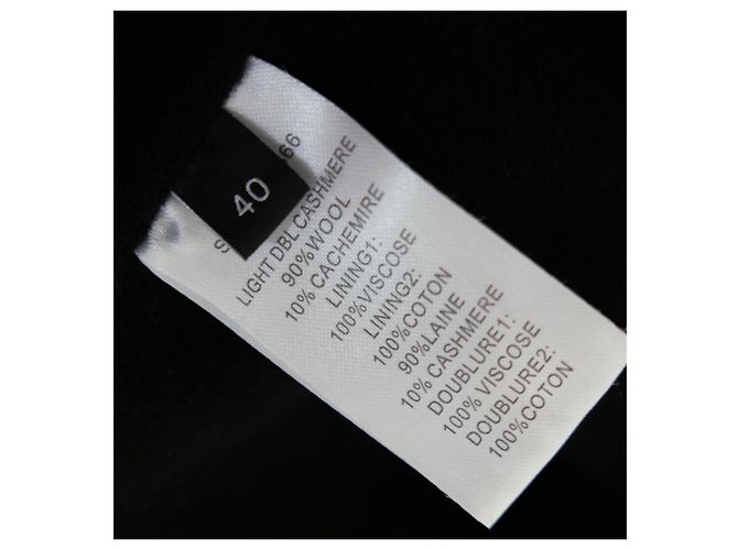 Joseph Wolle-Kaschmir Blazer Doppelrevers Schwarz - Ansicht 9