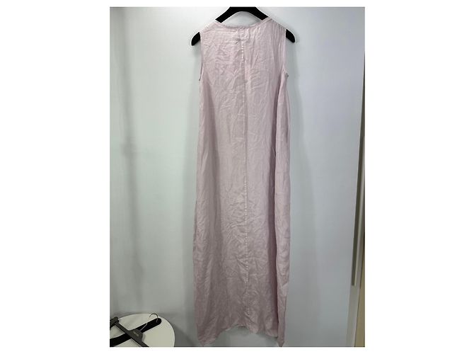 Autre Marque Marc Le Bihan Seiden-Maxikleid Pink - Ansicht 4