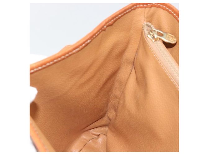 Céline Borsa Tote CELINE Macadam Canvas PVC Beige Oro Auth 183002 D'oro - vista 21