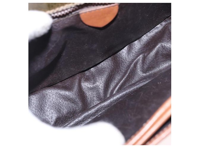 Céline Borsa a Spalla CELINE in Pelle Verde Oro Auth 183117 D'oro - vista 11