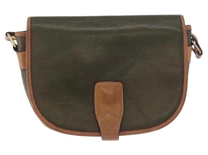 Céline Borsa a Spalla CELINE in Pelle Verde Oro Auth 183117 D'oro - vista 13