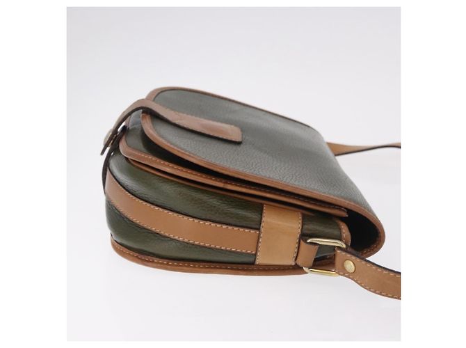 Céline Borsa a Spalla CELINE in Pelle Verde Oro Auth 183117 D'oro - vista 3