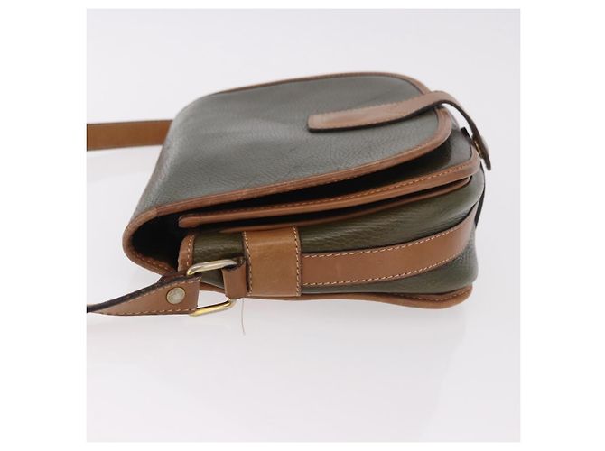 Céline Borsa a Spalla CELINE in Pelle Verde Oro Auth 183117 D'oro - vista 4