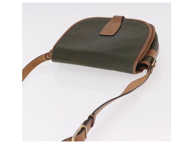 Céline Borsa a Spalla CELINE in Pelle Verde Oro Auth 183117 D'oro - vista 6