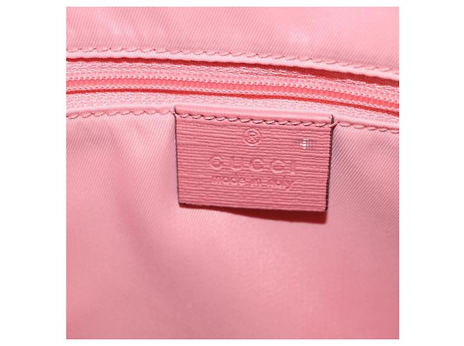 GUCCI GG Supreme Higuchi Yuko Sherry Line PVC Beige Silver 433578 Auth 182632SAV Silvery - view 25
