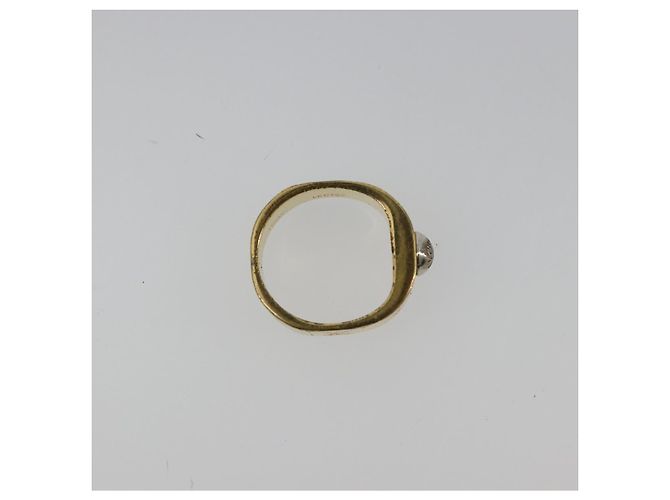Anello LOUIS VUITTON Berg Nanogram in metallo Oro M00210 LV Auth 182944A D'oro - vista 9