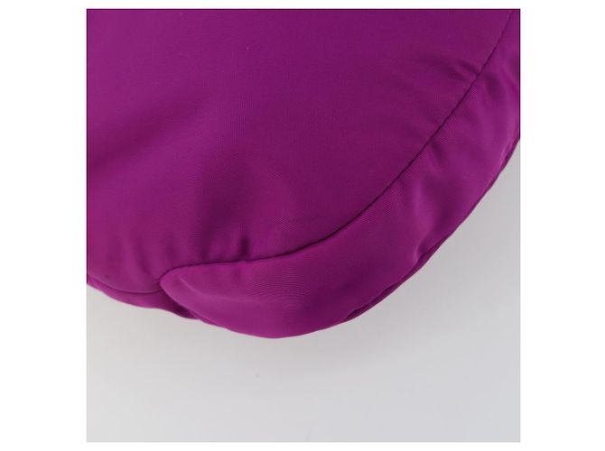 Borsa a tracolla Salvatore Ferragamo Vala in nylon viola e oro Autentica 182996A D'oro Porpora - vista 16