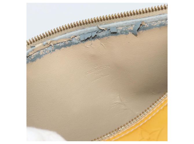 LOUIS VUITTON Monogram Vernis Bedford Hand Bag Beige M91006 LV Auth 184175 - view 10