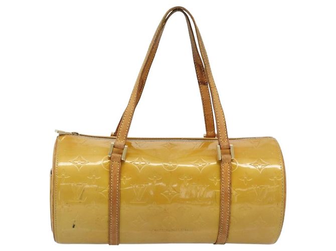 LOUIS VUITTON Monogram Vernis Bedford Hand Bag Beige M91006 LV Auth 184175 - view 13