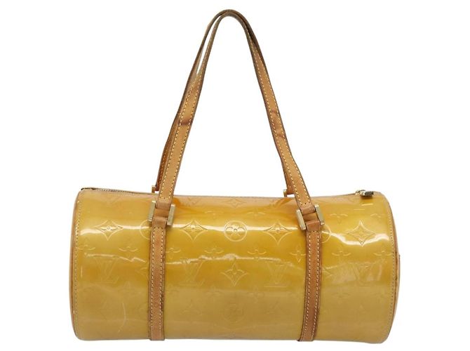 LOUIS VUITTON Monogram Vernis Bedford Hand Bag Beige M91006 LV Auth 184175 - view 2