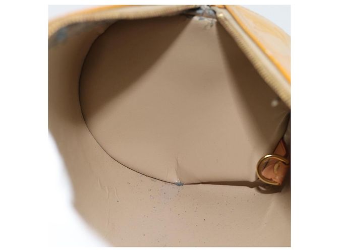 LOUIS VUITTON Monogram Vernis Bedford Hand Bag Beige M91006 LV Auth 184175 - view 20