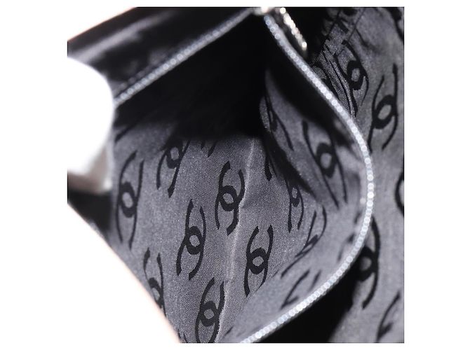 CHANEL Matelasse Cambon Line Shoulder Bag Pelle Beige Argento CC Auth 183625M - vista 24