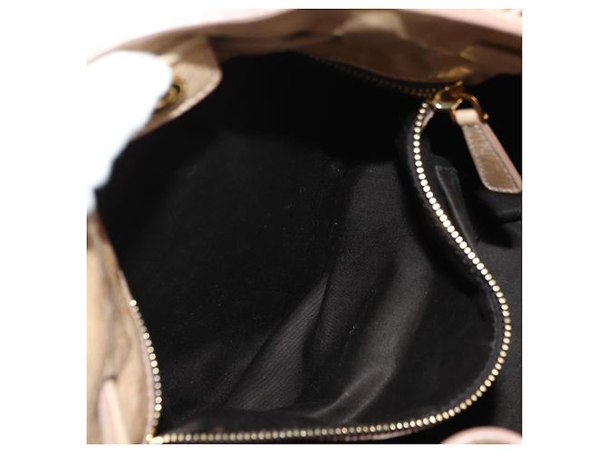 Borsa a Spalla Miu Miu in Pelle Beige Oro Auth yk20471SAM D'oro - vista 22