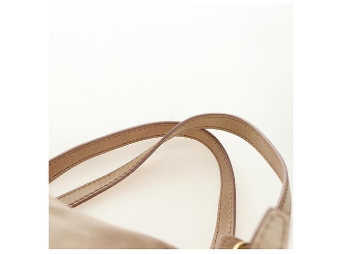 Borsa a Spalla Miu Miu in Pelle Beige Oro Auth yk20471SAM D'oro - vista 8