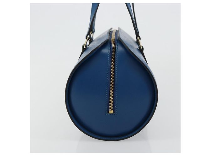 Borsa LOUIS VUITTON Epi Soufflot Blu M52225 LV Auth 182665A - vista 3