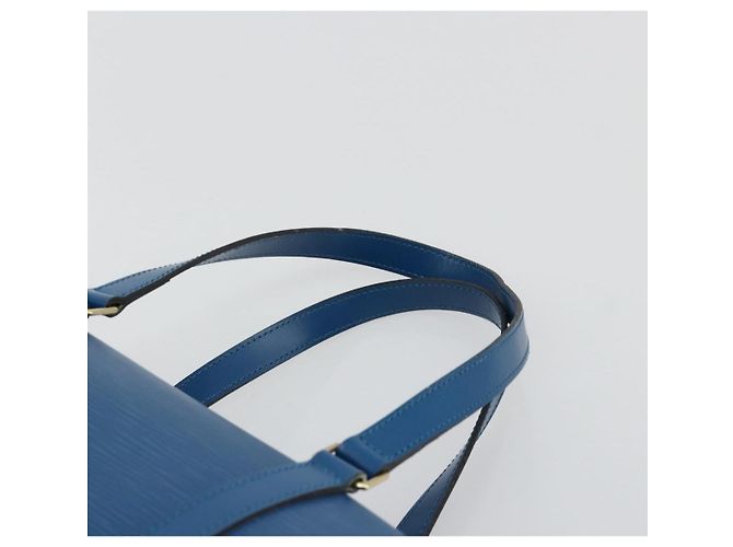 Borsa LOUIS VUITTON Epi Soufflot Blu M52225 LV Auth 182665A - vista 8