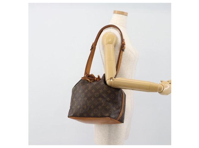 LOUIS VUITTON Borsa a Spalla Monogram Petit Noe M42226 LV Auth 183176 Monogramma - vista 19