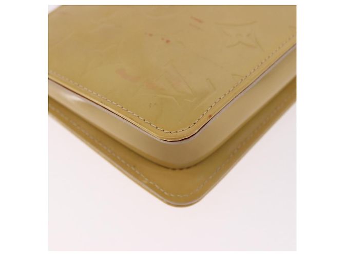 LOUIS VUITTON Monogram Vernis Lexington Pouch Beige M91010 LV Auth 184312 - vista 16