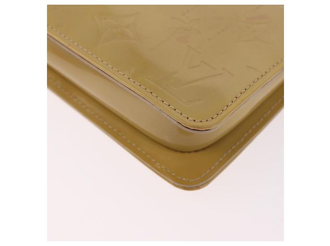 LOUIS VUITTON Monogram Vernis Lexington Pouch Beige M91010 LV Auth 184312 - vista 17