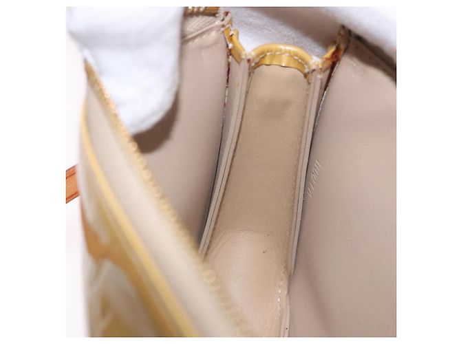 LOUIS VUITTON Monogram Vernis Lexington Pouch Beige M91010 LV Auth 184312 - vista 20